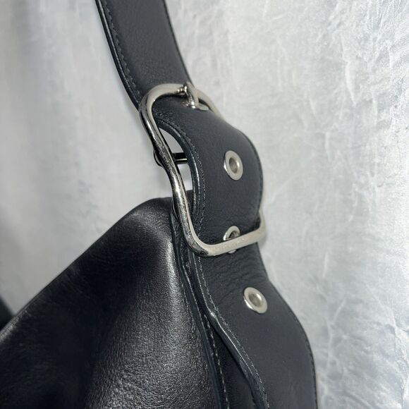 Coach 9151 Legacy Vintage Bucket Shoulder Hobo Bag Black Leather - Picture 3 of 11